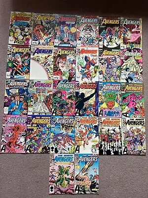 Buy Marvel Avengers Lot Of 50 Comics Between #225 And #278 • 300£