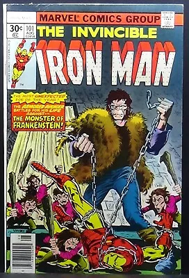 Buy Iron Man #101 1977  7.5 Vf- 1st Appearance Dreadknight! Frankenstein!  • 12.65£