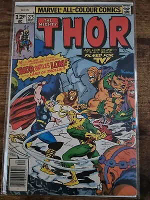 Buy THOR, THE MIGHTY 275 - 1st APP SIGYN (BRONZE AGE 1978) FINE 8.0 • 12.30£