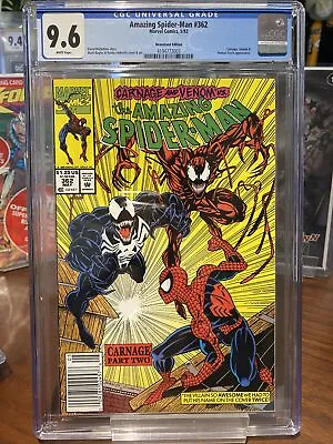 Buy Amazing Spider-Man #362 Newsstand CGC 9.6 • 79.30£