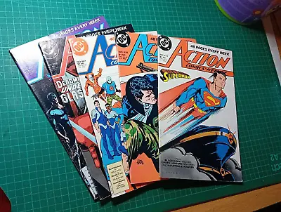 Buy Action Comics Weekly 601,605,607,616,617 Retro • 10£