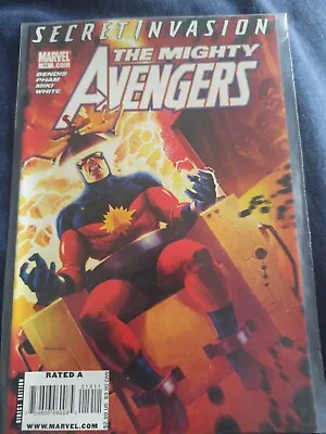 Buy The Mighty Avengers 19 Secret Invasion (2008) Marvel Comics • 1£