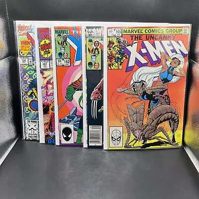 Buy Lot Of 5 - Uncanny X-Men #165 173 182 281 & 300. Marvel Comics. (A39)(22) • 15.06£
