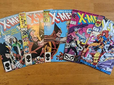 Buy Uncanny X-Men #210, #211, #222, #248, #281 Mutant Massacre Marauders 1986 • 24.13£