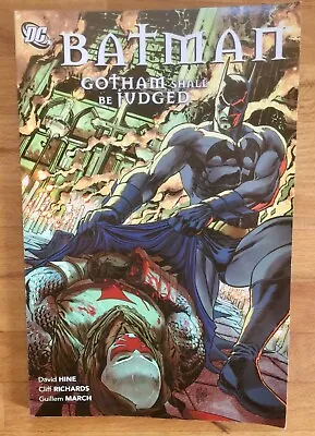 Buy Batman: Gotham Shall Be Judged, DC Comics 2012, 1st Print Graphic Novel V Rare • 30£