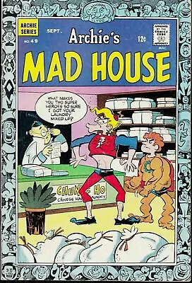 Buy Archie's Mad House #49 1966 Archie Series -sabrina Captain Sprocket...vg+ • 16.78£