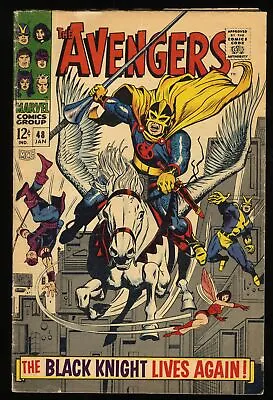 Buy Avengers #48 VG+ 4.5 1st Appearance Black Knight! Tuska Cover! Marvel 1968 • 82.32£