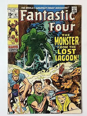 Buy Fantastic Four #97 (1970) 1st Cover App. Franklin Richards As A Baby In 4.5 V... • 10.27£