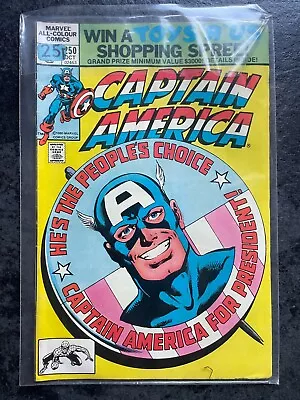 Buy Captain America #250 Captain America For President 1980 (Good Condition) • 10£