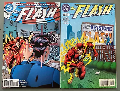 Buy Flash #121 + 122 (DC Comics 1997) Presidential Race! Home Of The Flash! • 9.60£