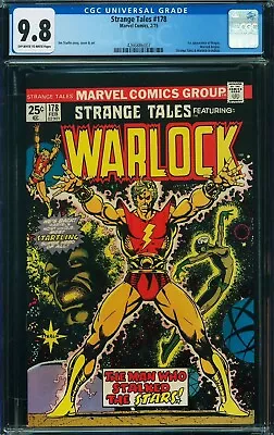 Buy Strange Tales #178 CGC 9.8 - Magus 1st Appearance - Warlock Begins - 1975 • 3,788.92£
