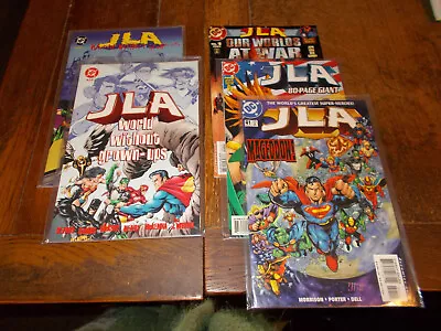 Buy JLA World Without Grown-ups 1 & 2 Set, Our Worlds At War 1, 80 Page Giant 2, #41 • 10.99£