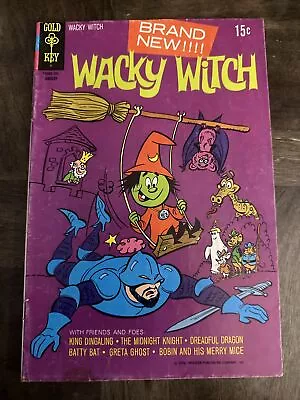 Buy Gold Key WACKY WITCH #1 (1971) Never Trust A Crooked Knight In The Daytime • 8.83£