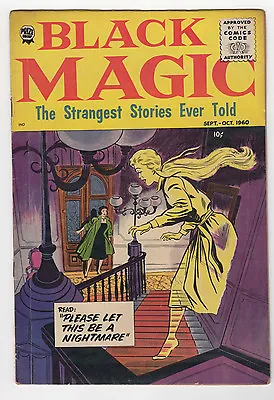Buy Black Magic  V. 7 #4  Sept-oct 1960  Prize Comics  Silver Age Strange • 27.66£