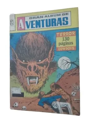 Buy Vintage HORROR ADVENTURES Spanish Comic Album Argentina 1970 • 31.54£
