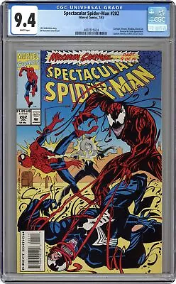 Buy Spectacular Spider-Man Peter Parker #202 CGC 9.4 1993 4002515024 • 47.44£