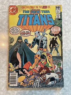 Buy New Teen Titans #2 Newsstand 1st Appearance Deathstroke DC Comics 1980 • 60.32£