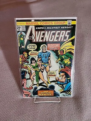 Buy Avengers #123 (Marvel 1974) ~ Origin Of Mantis & Libra, 1st Star-Stalker • 14.25£