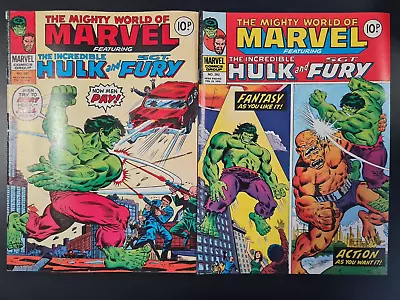 Buy The Mighty World Of Marvel Starring Hulk #281 & #282 Marvel Uk 1977 • 0.99£
