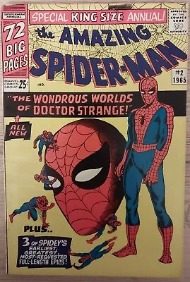 Buy 1965 Amazing Spider-Man Annuals #2 Marvel Comic Dr. Strange Mid Grade • 170.38£