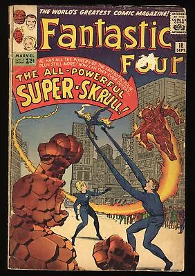 Buy Fantastic Four #18 GD/VG 3.0 1st Appearance Of Super Skrull! Marvel 1963 • 127.72£