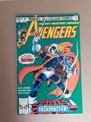 Buy Avengers No 196. 1st Appearance Of Taskmaster. 1980. VF+/NM   Marvel Comic • 69.99£