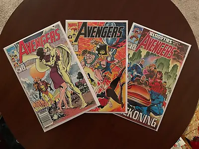 Buy (Lot Of 3 Comics) Avengers #348 #359 & #368 (Marvel 1992-93) Steve Epting • 9.63£