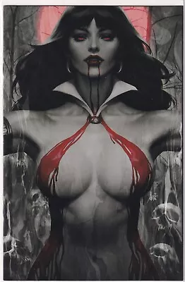 Buy Vampirella #2 Vol. 5 Stanley Artgerm Lau Blood Moon Virgin Variant Cover M/NM • 219.07£