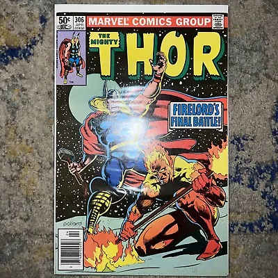 Buy The Mighty Thor #306 (Marvel 1981) The Origin Of Airwalker, Firelord! NM • 11.89£