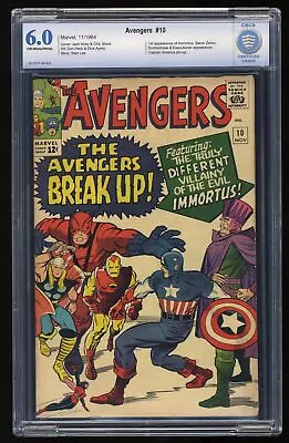 Buy Avengers #10 CBCS FN 6.0 Off White To White 1st Appearance Of Immortus!  • 183.09£