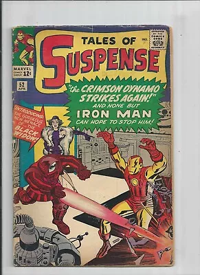 Buy Tales Of Suspense #52 Iron Man Ist App Of Black Widow Very Good Condition • 454.60£