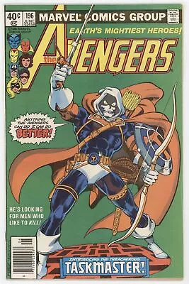 Buy Avengers 196 Marvel 1980 FN VF 1st Taskmaster George Perez Newsstand • 61.79£