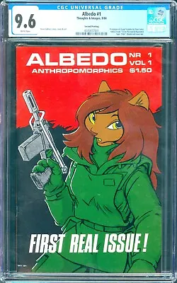 Buy Albedo #1 (1984) CGC 9.6 -- 2nd  Bright Red  Printing; Usagi Yojimbo Prototype • 756.84£