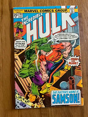 Buy The Incredible Hulk #193 - Doc Sampson - 1975 - Marvel Comics • 15.95£