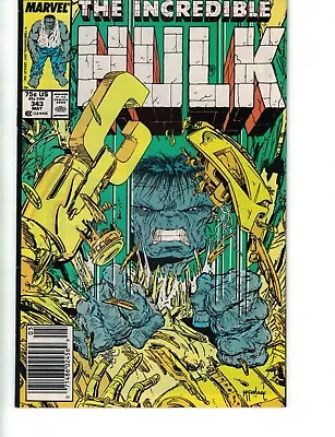 Buy The Incredible Hulk #343 May 1988 (newstand Edition) Marvel Comics Group • 15.01£