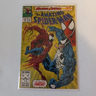 Buy The Amazing Spider-Man #378 1993 Maximum Carnage Arc Part 3 Of 14 Rage Of Venom • 7.92£