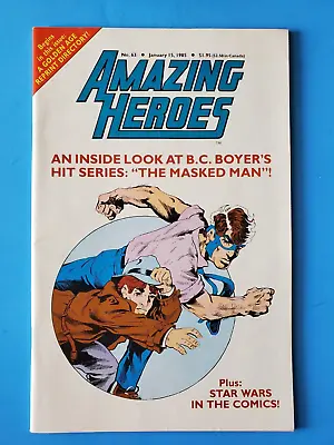 Buy Amazing Heroes #63 - Star Wars Marvel Comics, Star Hawks - Fantagraphics 1985 • 3.19£