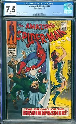 Buy Amazing Spider-Man #59 (Marvel, 1968) CGC 7.5 • 199.88£