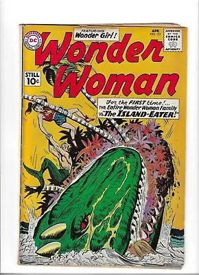 Buy Wonder Woman 121 Very Good/Fine [1961] DC 10 Cents Issue - 1st Wonder Family • 99.95£