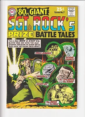 Buy Sgt. Rock Prize Battle Tales 80 Page Giant #7 Joe Kubert 1965 Dc Kubert Heath • 94.84£