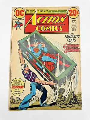 Buy Dc Comics Action Comics Captain Strong #421 1973 • 4.34£