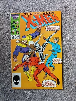 Buy The Uncanny X-men - # 215 Mar - Introducing Stonewall! - 1987 - Marvel Comics • 4.99£