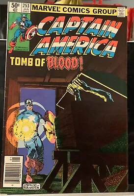 Buy Marvel Comics Captain America #253 January 1981 John Byrne 1st App Union Jack • 3.40£