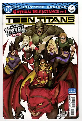 Buy Teen Titans #12 - Cover B 1st App Batman Who Laughs - DC Comics • 31.94£