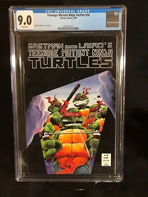 Buy Teenage Mutant Ninja Turtles #16 1988, White Pages, CGC 9.0 EXTREMELY RARE! • 55.97£