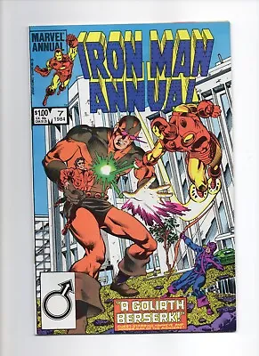 Buy Iron Man Annual #7 (1984) High Grade NM West Coast Avengers Preview Marvel Comic • 3.20£