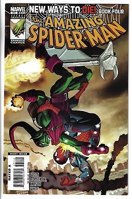 Buy The Amazing Spider-Man #571 (2008) John Romita Jr. Cover Green Goblin • 7.88£