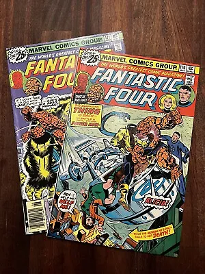 Buy Fantastic Four #170 (FN/VF) #171 (FN) 1976 Marvel Range Comic Lot • 7.90£