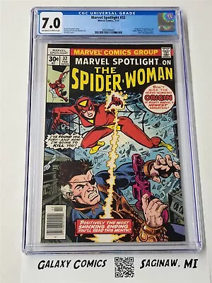 Buy Marvel Spotlight #32 - CGC 7.0 - 1st Appearance Spider-Woman (Jessica Drew) • 128.08£