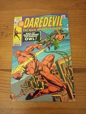 Buy Marvel Comics Daredevil Vol 1 #80 Sept 1971. Uk 1/- Price Variant. Owl App Nm • 59.99£